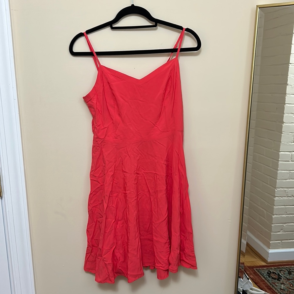 Orange sun dress